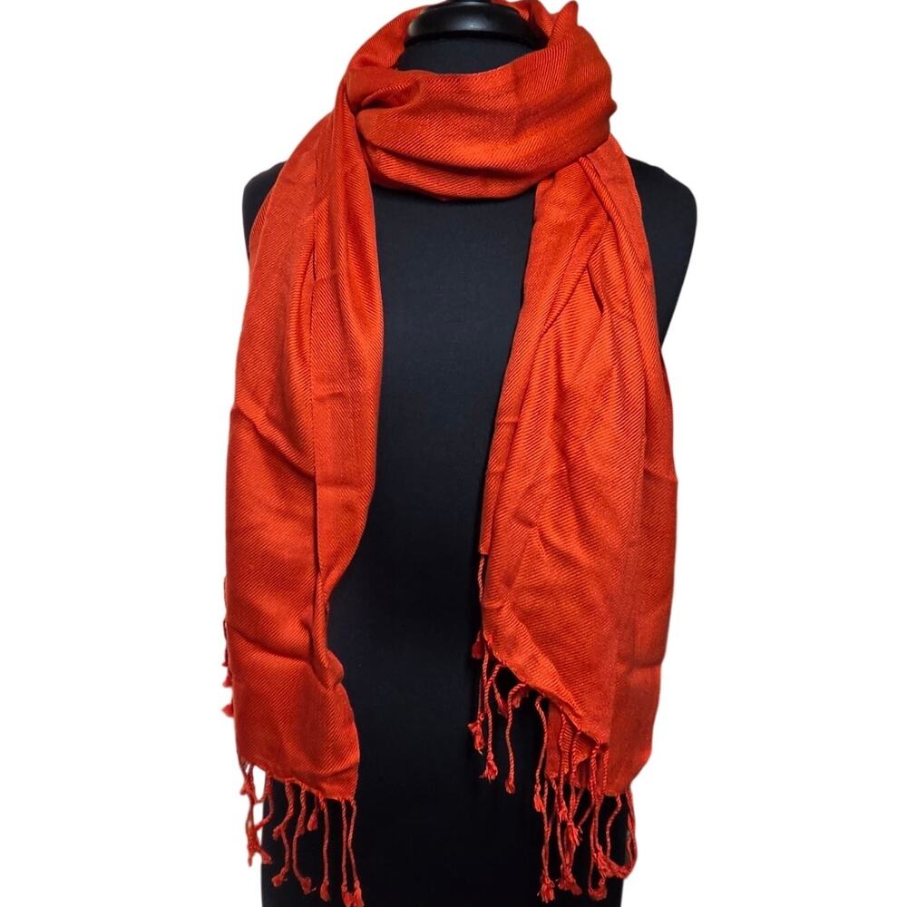 Orange Neck Scarf One Size